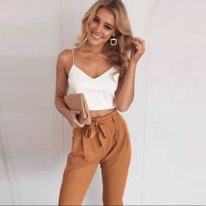 Crop Top and Pant Set